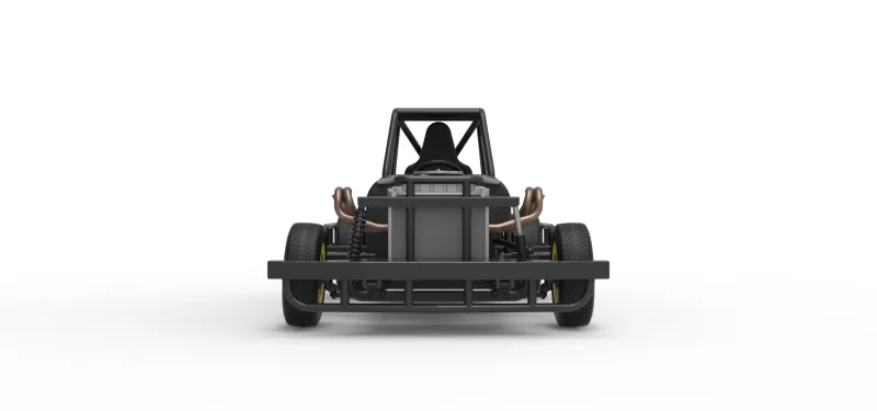 New Zealand Vintage Stock car Base Scale 1:25 - Model preview 6