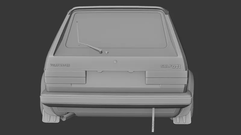 Volkswagen Golf mk1 - Model preview 3