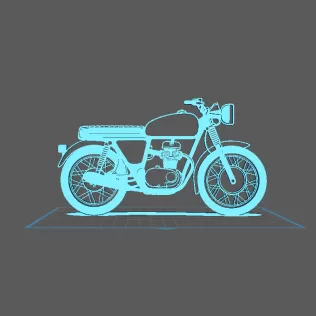 Honda - SL 350 Wall Art