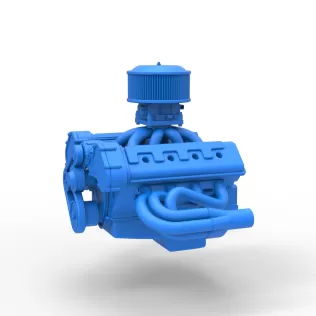 Engine of New Zealand Superstock car Scale 1:25