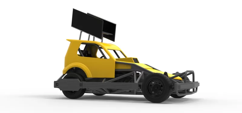 New Zealand Superstock car Version 5 Scale 1:25 - Model preview 25