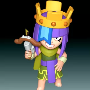 Archer Queen Penny - Model thumbnail 6