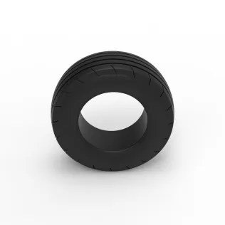 Tractor front tire 4 Scale 1:25 - Model thumbnail 6