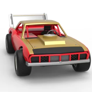 Vintage Semi-Late Model Stock Car Scale 1:25 - Model thumbnail 26