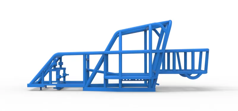 Frame of Mod Lite Race car Scale 1:25 - Model preview 6