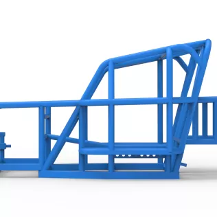 Frame of Mod Lite Race car Scale 1:25 - Model thumbnail 6