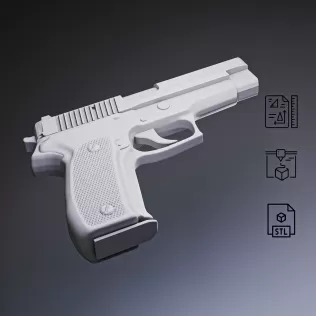P226 Tactical Pistol #RoZ - Model thumbnail 6