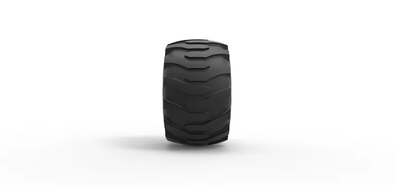 Tractor tire 36 Scale 1:25 - Model preview 4