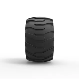 Tractor tire 36 Scale 1:25 - Model thumbnail 4