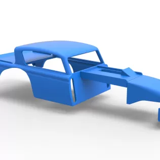 Shell of Vintage Asphalt Modified stock car V7 Scale 1:25 - Model thumbnail 16