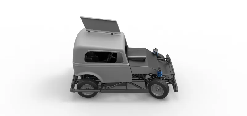 New Zealand Ministock car while turning Scale 1:25 - Model preview 23