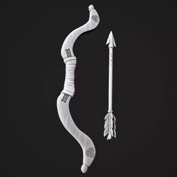 Viking Bow & Arrow #RoZ - Model preview 7