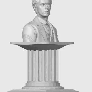 Vasil Levski 3d STL (Васил Левски) - Model thumbnail 6