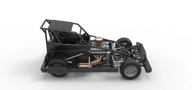 New Zealand Superstock car Base Version 4 Scale 1:25 - Model preview 22