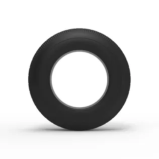 Vintage dirt tire Version 3 Scale 1:25 - Model thumbnail 5