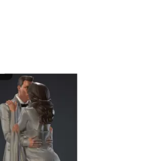 paar küsst sich - Model thumbnail 3