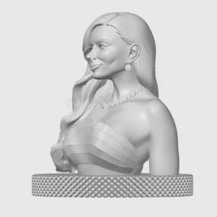 Eva Longoria 3D Bust Print - Model thumbnail 5