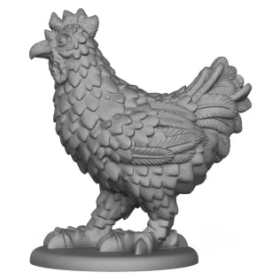3D Printable Hen - Model thumbnail 3
