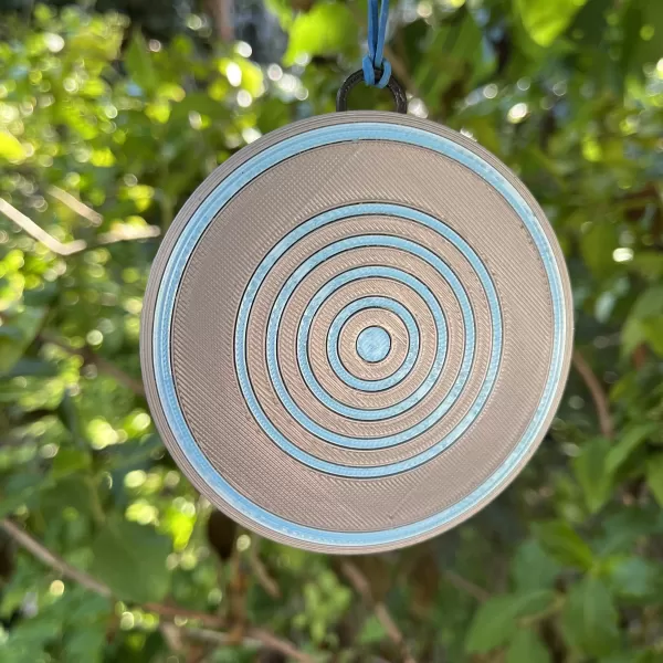 1982 Tron Disc Christmas Tree Ornament - Model preview 13