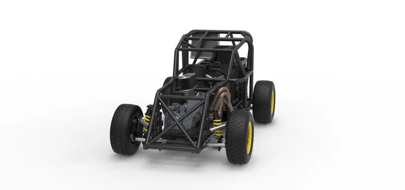 Mod Lite Race car Base Version 2 Scale 1:25 - Model preview 5