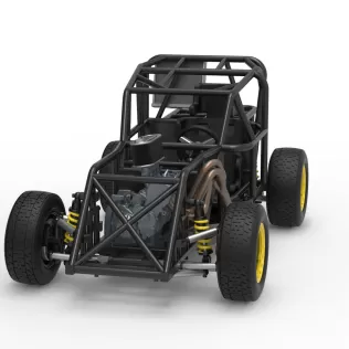 Mod Lite Race car Base Version 2 Scale 1:25 - Model thumbnail 5