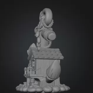 Anchor Fairy House STL File for 3D Print - Model thumbnail 9