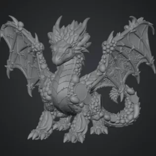 Fruit Harvest Dragon STL File for 3D Print - Model thumbnail 8