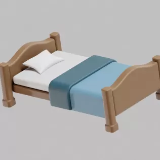 Bed - Model thumbnail 7