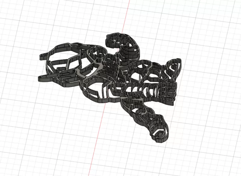 Silhouette Ant Man - Marvel wall art - Model preview 2