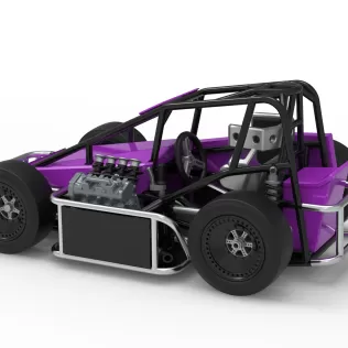 Three Quarter Midget Scale 1:25 - Model thumbnail 12