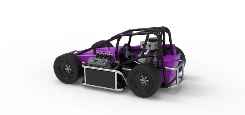 Three Quarter Midget Scale 1:25 - Model preview 12