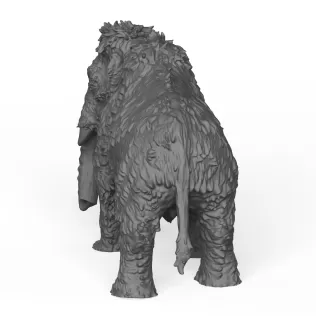 Baby Mammoth Elephant - Model thumbnail 4