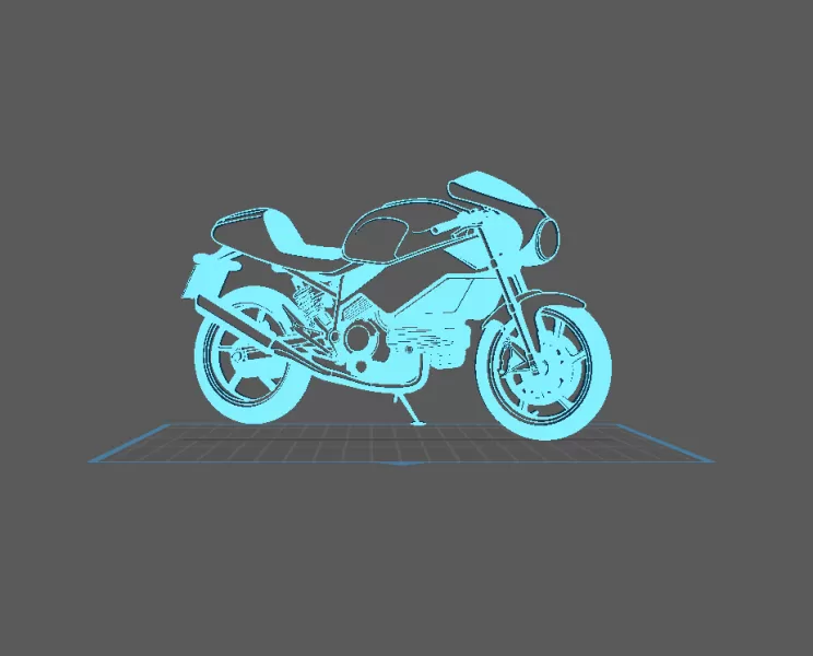 Ducati - 750 Paso Wall Art - Model preview 1