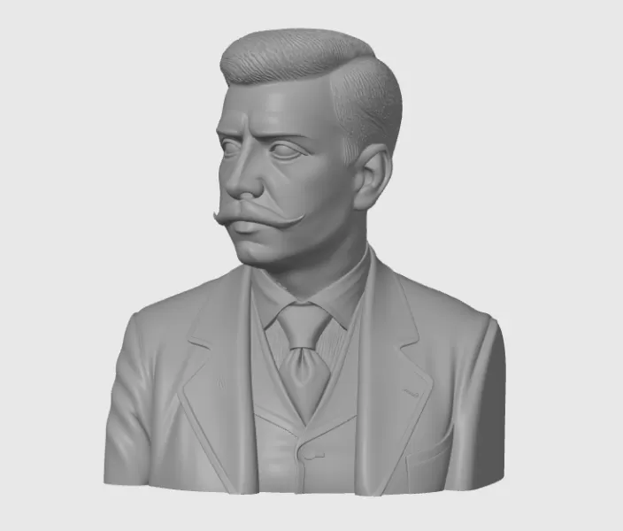 Gotse Delchev 3D STL (Гоце Делчев) - Model preview 1