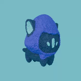 Crochet Omen Cat - Model thumbnail 2