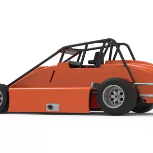 Experimental Pavement Silver Crown Car Scale 1:25 - Model thumbnail 13