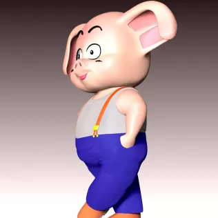 Oolong - Dragon Ball - Model thumbnail 5