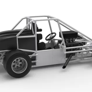 Experimental Pavement Silver Crown Car Base Version 3 Scale 1:25 - Model thumbnail 19