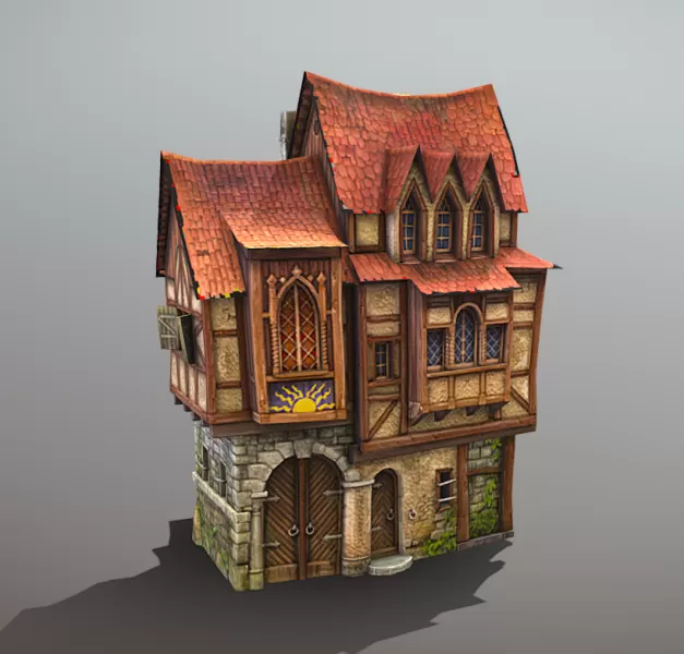 Medieval Tavern - Model preview 3