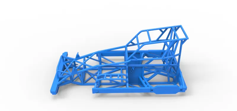 Frame of New Zealand Superstock car Version 4 Scale 1:25 - Model preview 8