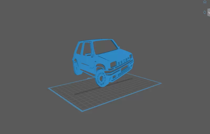 Renault - Super 5 GT Turbo Wall Art - Model preview 1