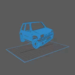 Renault - Super 5 GT Turbo Wall Art - Model thumbnail 1