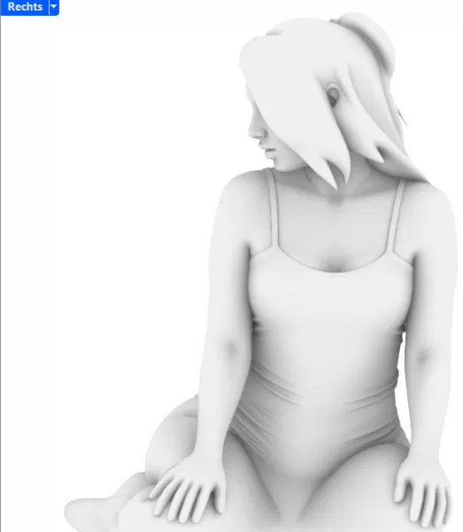 Setting Lady - Model preview 1