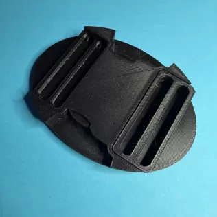 Batman Logo Snaplock Belt Buckle - Model thumbnail 6