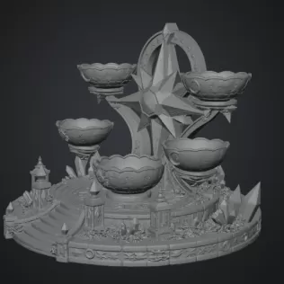 Astral Constellation Offering Sanctuary STL File for 3D Print - Model thumbnail 15