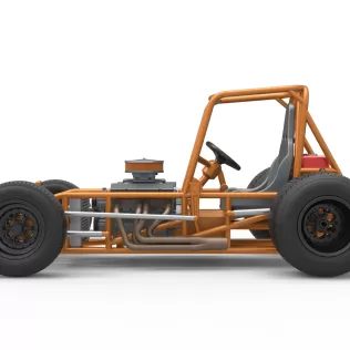 Vintage Sprint car Base Version 2 Scale 1:25 - Model thumbnail 9