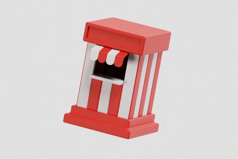 Ticket Booth - Model preview 6