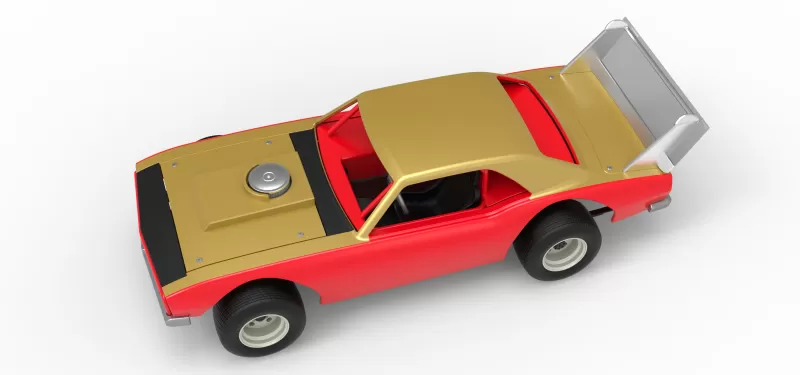 Vintage Semi-Late Model Stock Car Scale 1:25 - Model preview 4