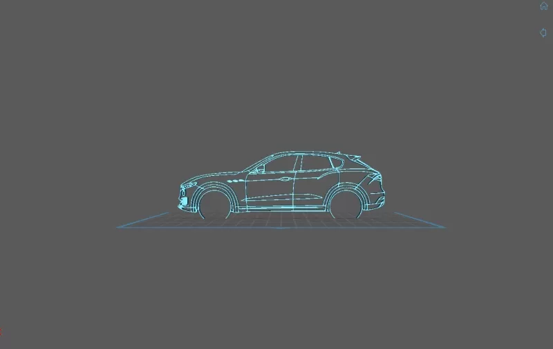Maserati - Levante Wall Art - Model preview 1