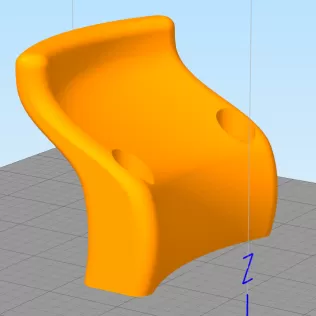 Helmet holder on wall